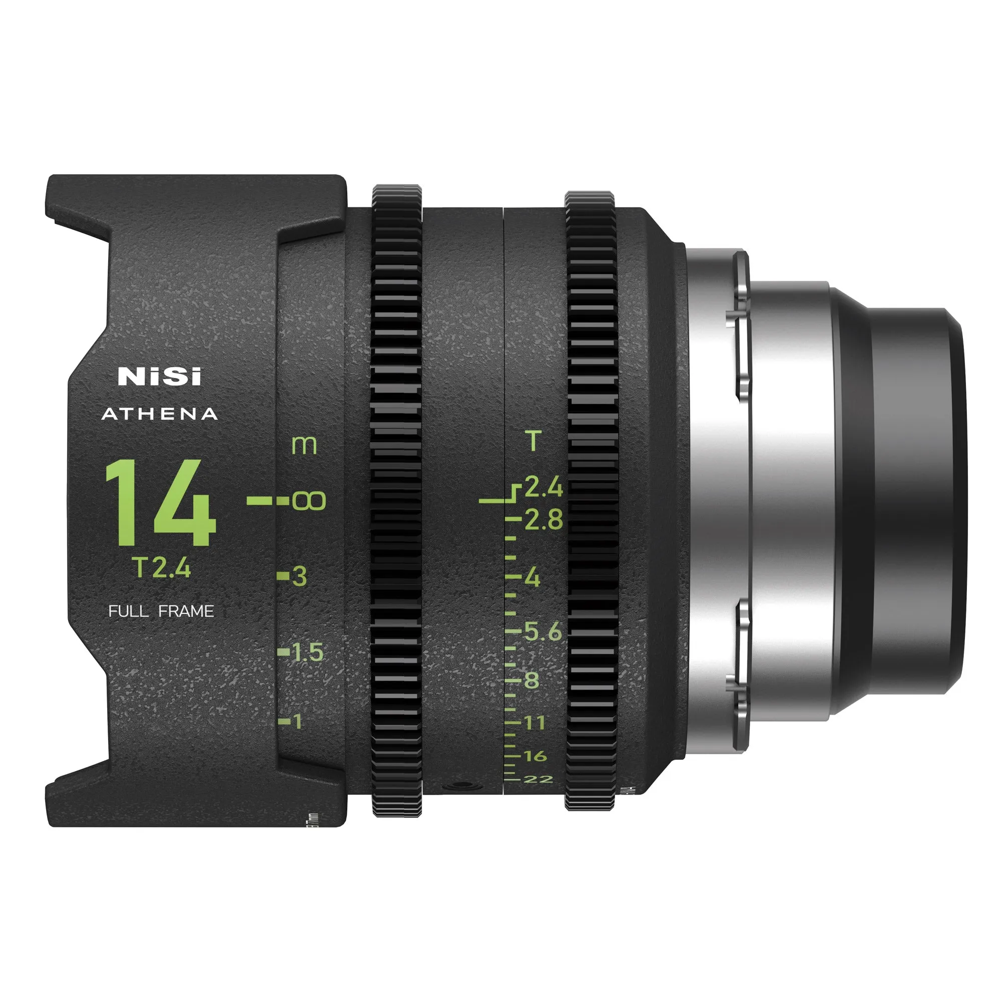 NiSi ATHENA PRIME Full Frame Cinema Lens Kit with 5 Lenses 14mm T2.4, 25mm T1.9, 35mm T1.9, 50mm T1.9, 85mm T1.9   Hard Case (PL Mount)