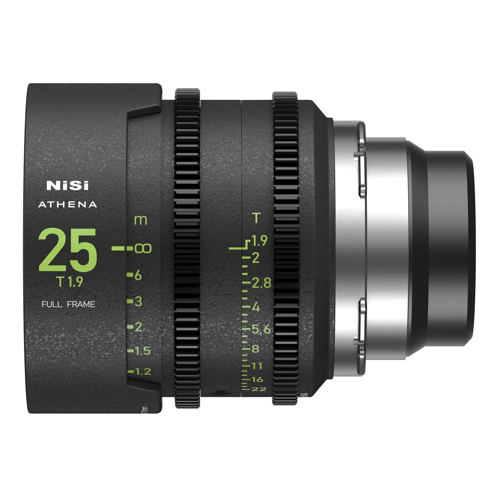 NiSi ATHENA PRIME Full Frame Cinema Lens Kit with 5 Lenses 14mm T2.4, 25mm T1.9, 35mm T1.9, 50mm T1.9, 85mm T1.9   Hard Case (PL Mount)