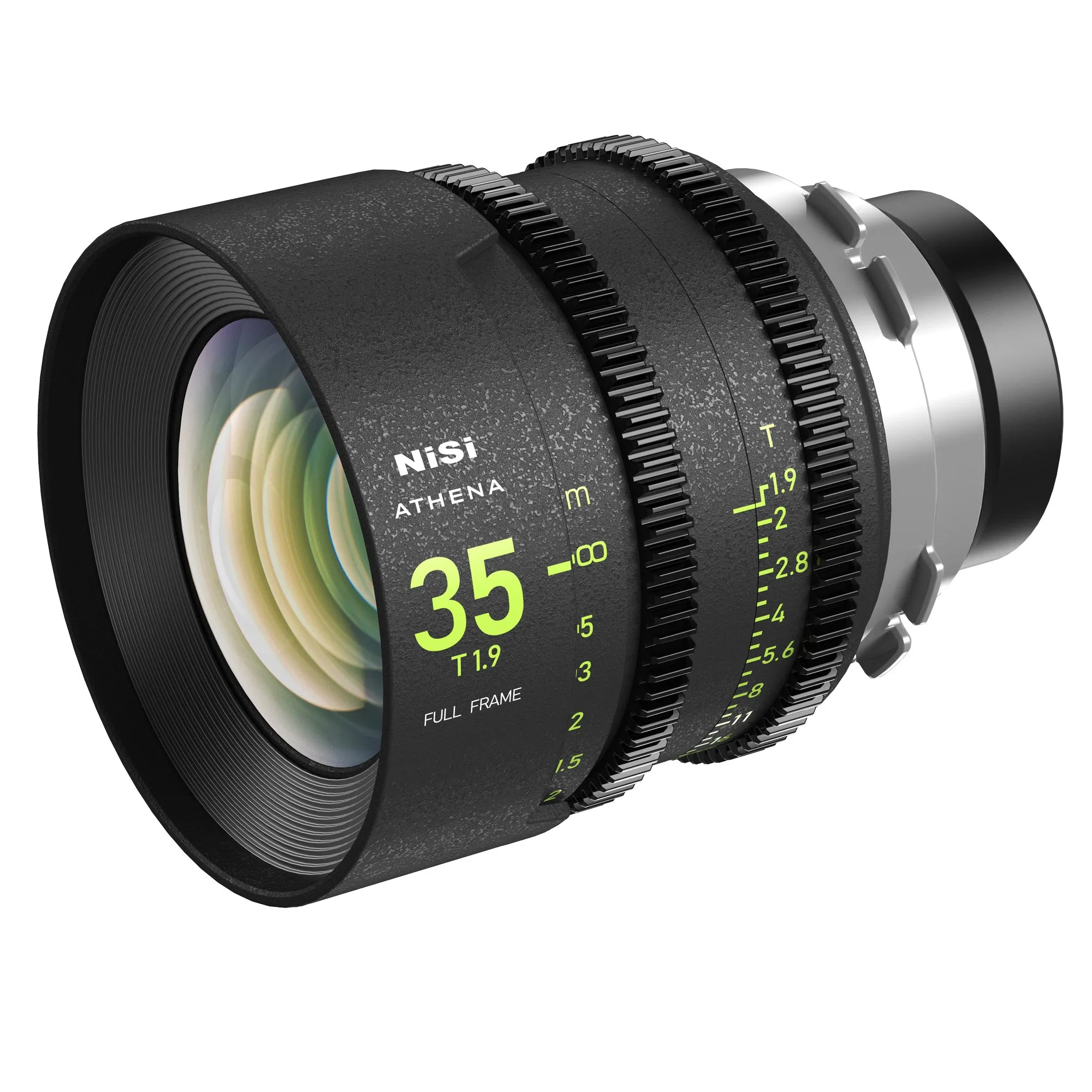 NiSi ATHENA PRIME Full Frame Cinema Lens Kit with 5 Lenses 14mm T2.4, 25mm T1.9, 35mm T1.9, 50mm T1.9, 85mm T1.9   Hard Case (PL Mount)