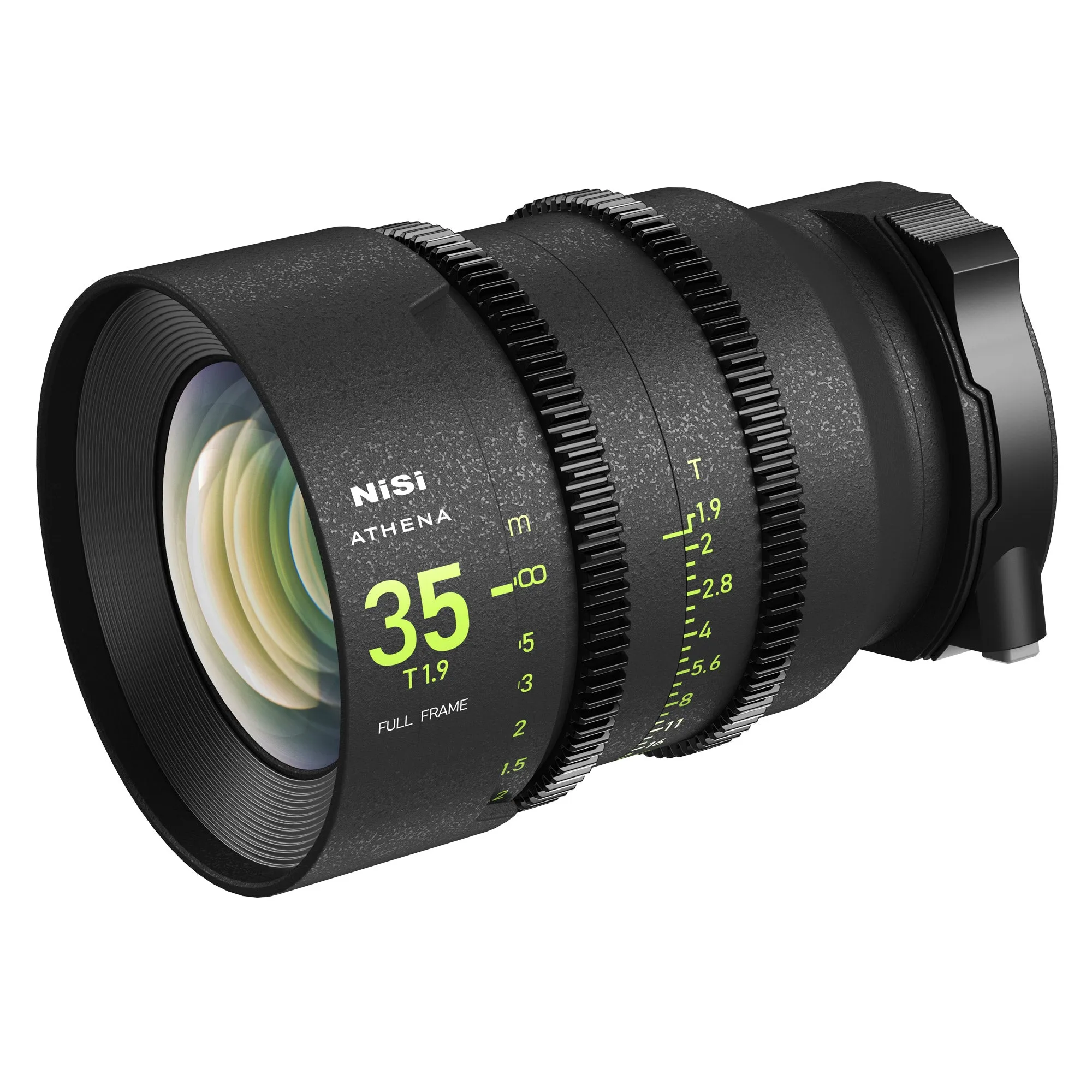 NiSi ATHENA PRIME Full Frame Cinema Lens Kit with 5 Lenses 14mm T2.4, 25mm T1.9, 35mm T1.9, 50mm T1.9, 85mm T1.9   Hard Case (RF Mount)