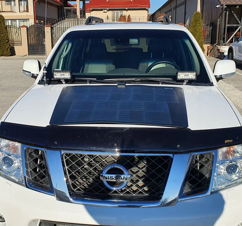 Nissan Pathfinder 4th Gen (2012-2021) Lensun 90W Hood/Bonnet Flexible Solar Panel