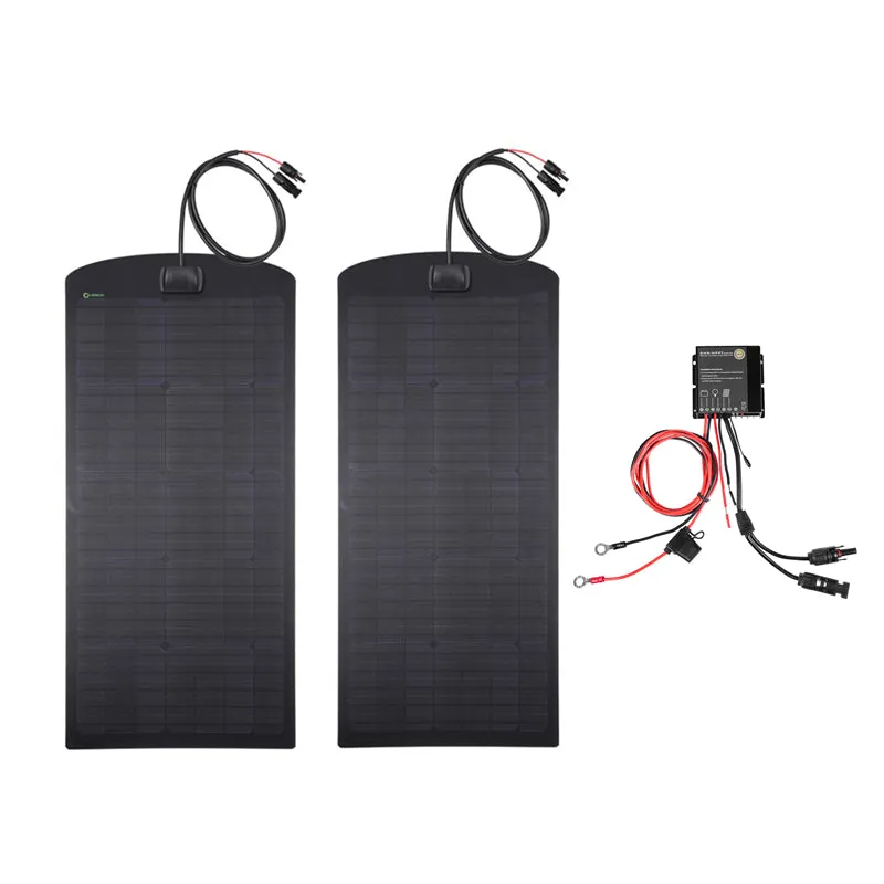 Nissan Patrol Y60 (1993-2001) Lensun 110W Hood/Bonnet Flexible Solar Panel
