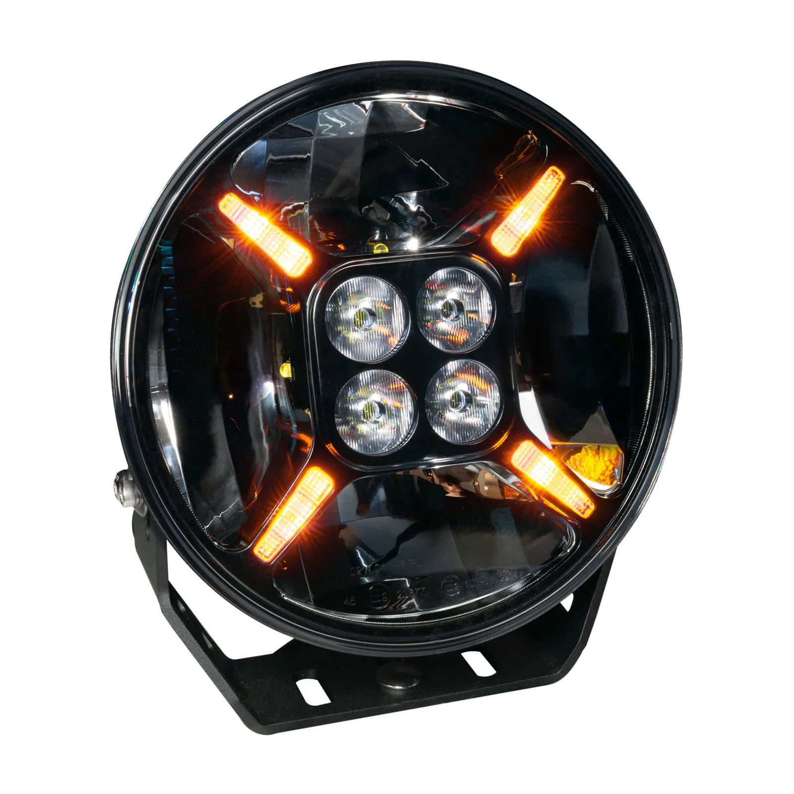 ORACLE Lighting 9" Multifunction 120W LED Spotlight – Round Post Mount