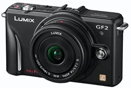 Panasonic Lumix DMC-GF2 Mirrorless Camera W/14mm Lens (Black)