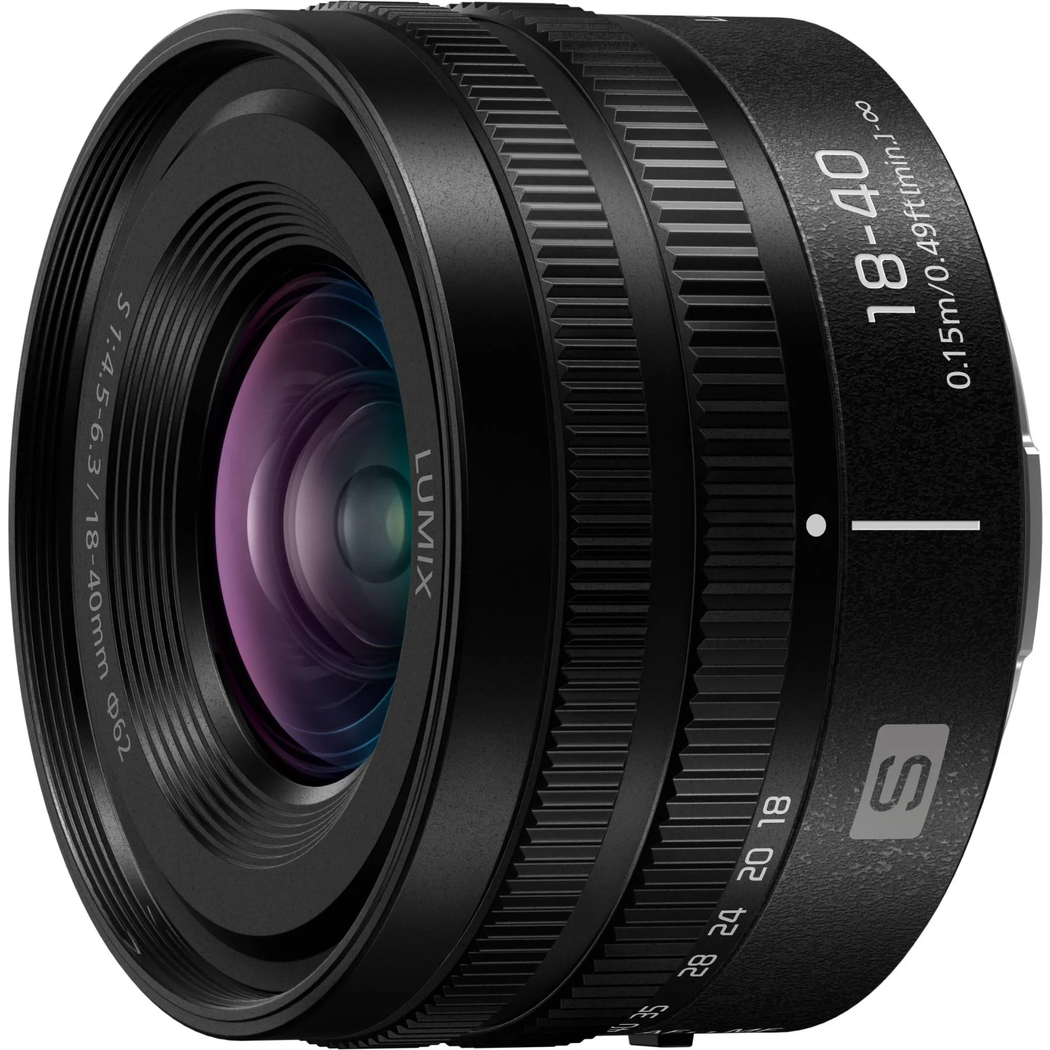 Panasonic LUMIX S 18-40mm F4.5-6.3 Compact Zoom Camera Lens