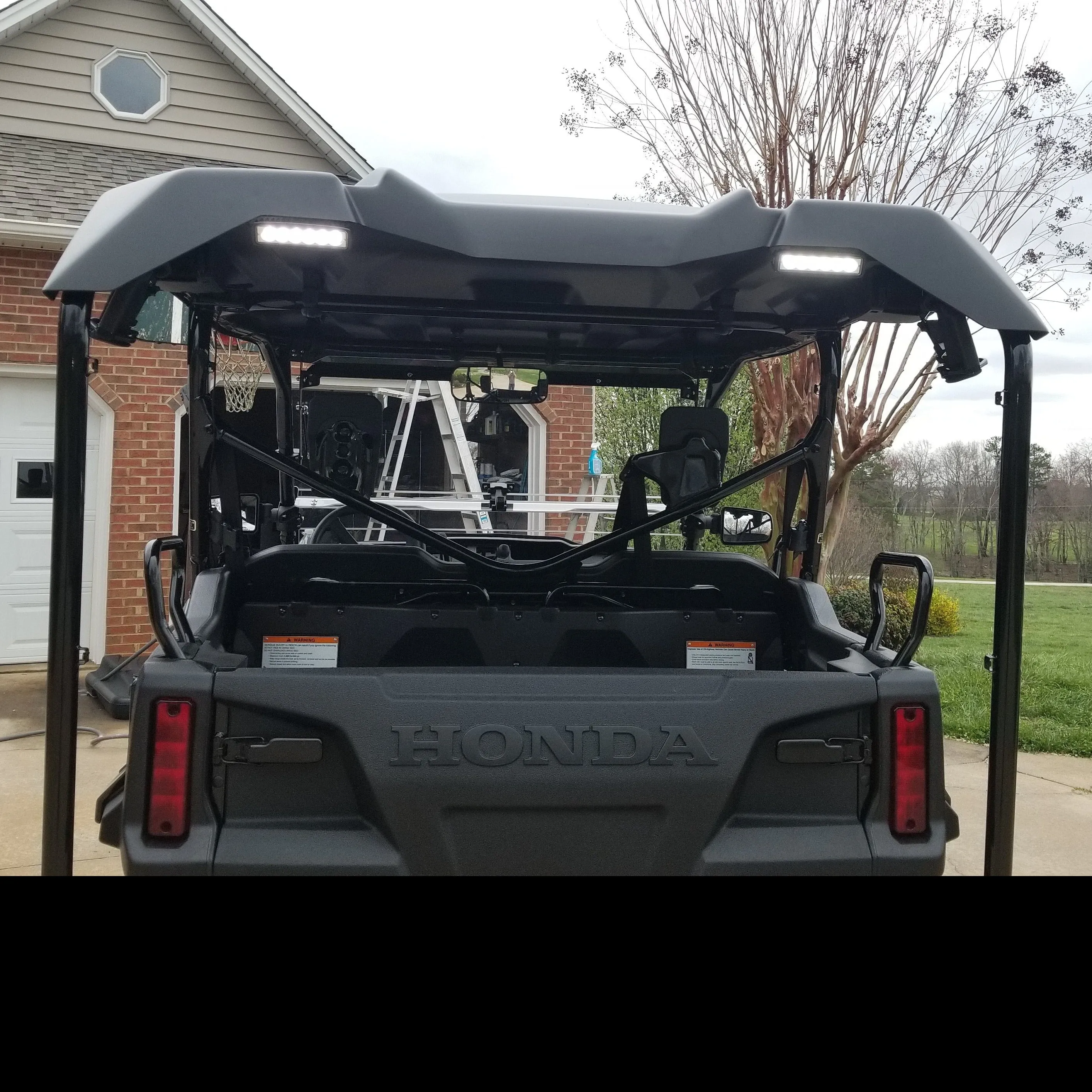 Plug-n-play Auto Backup Light High Mount Kit for Honda Pioneer 1000 / 700