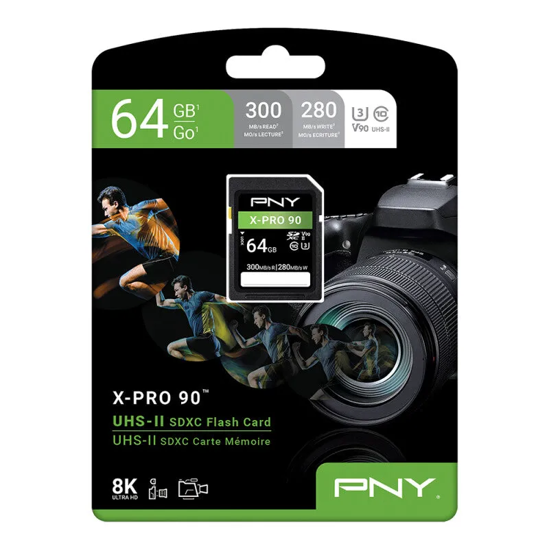 PNY X-PRO 90 64 GB SDXC UHS-II Class 10