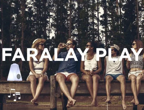 Portable speaker with light  Faralay Play