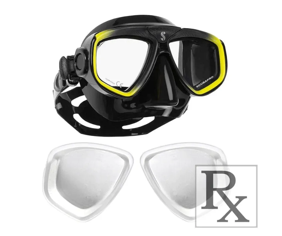 Prescription ScubaPro Zoom Dive Mask for Scuba Diving Snorkeling