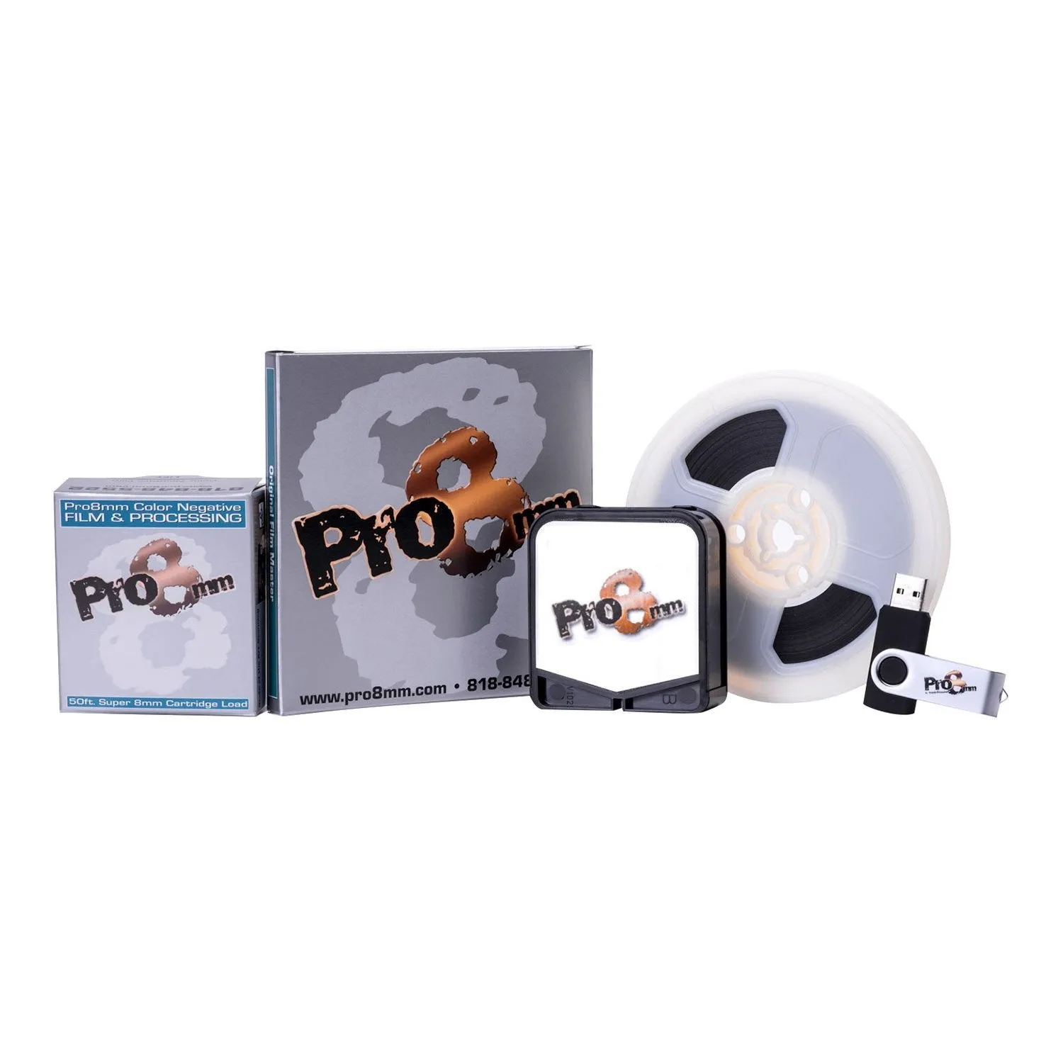 Pro8-22 B&W Super 8 Package
