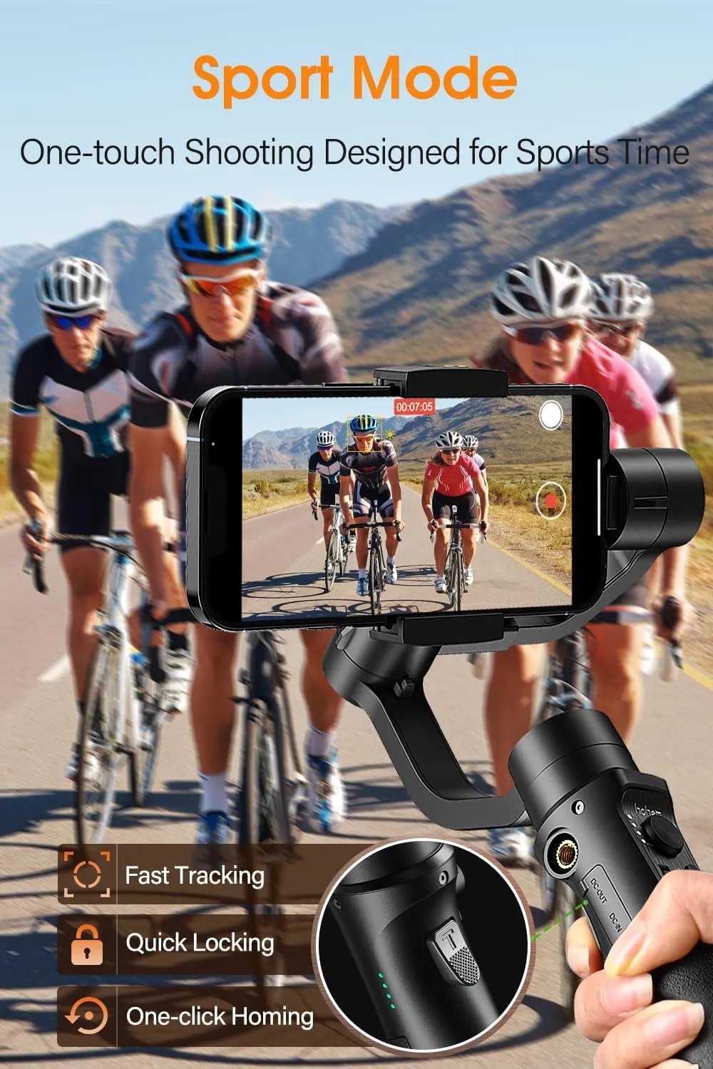 Professional Title: "Hohem iSteady Mobile Plus: Advanced 3-Axis Gimbal Stabilizer for Android and iPhone PRO Series"
