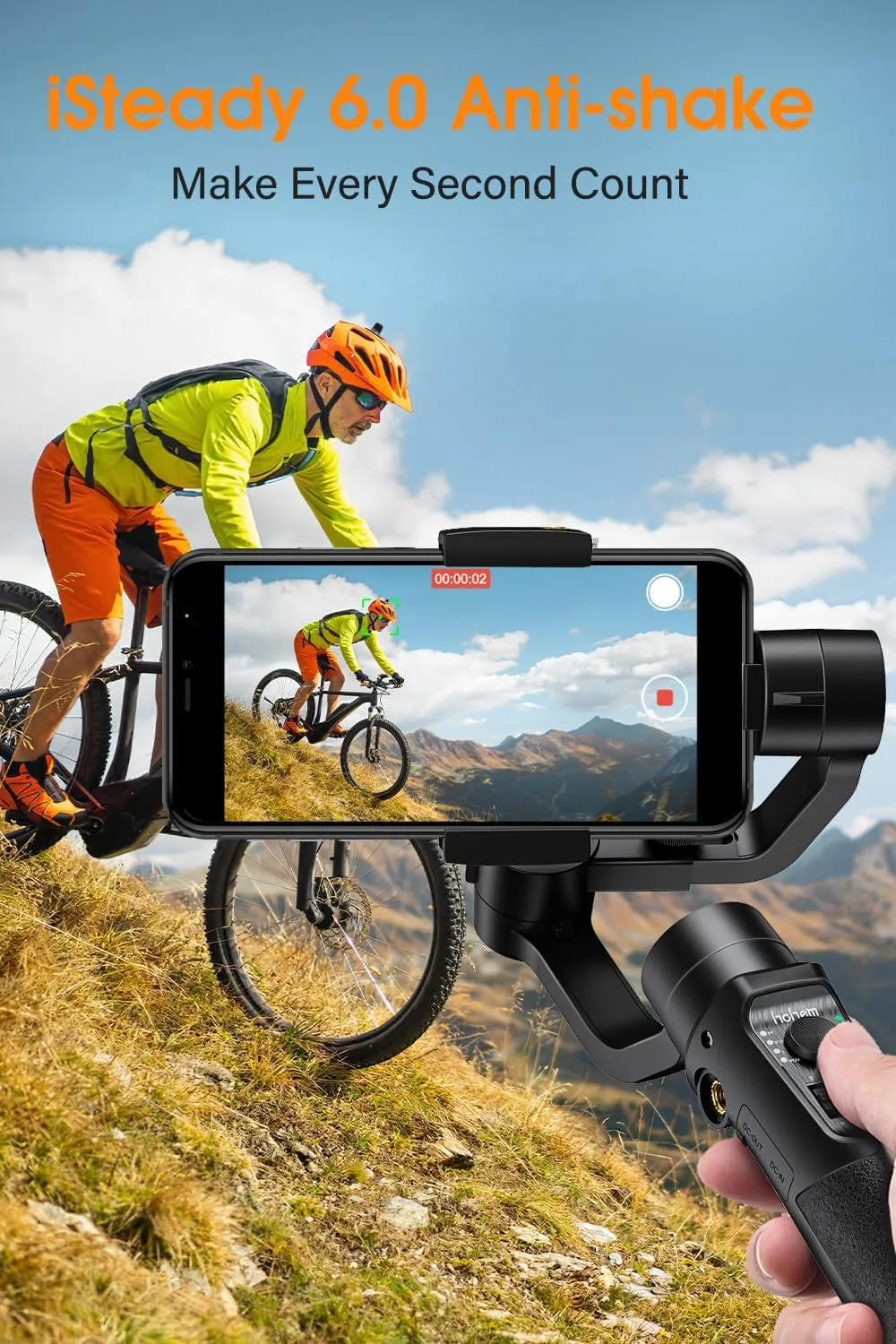 Professional Title: "Hohem iSteady Mobile Plus: Advanced 3-Axis Gimbal Stabilizer for Android and iPhone PRO Series"