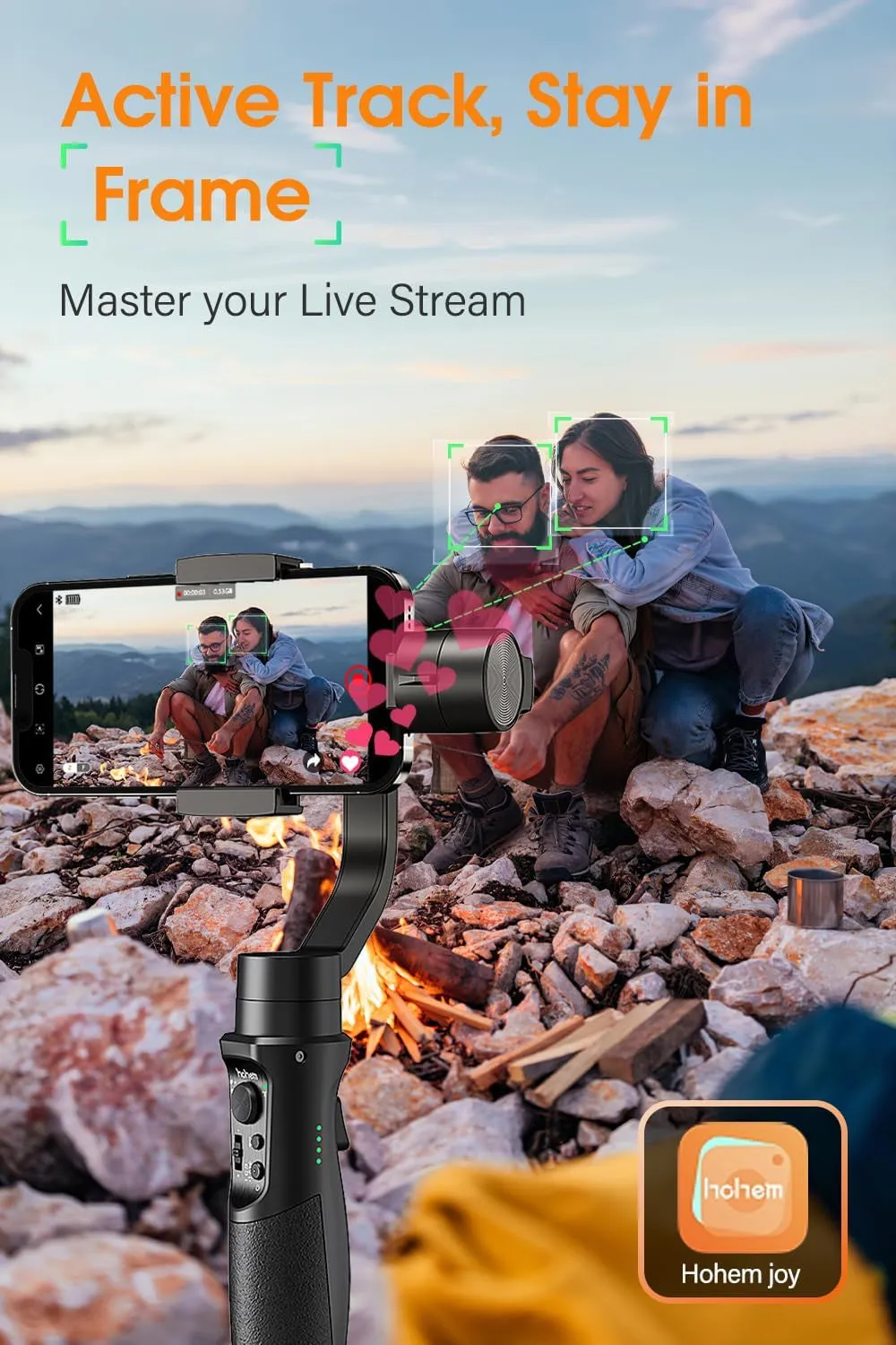 Professional Title: "Hohem iSteady Mobile Plus: Advanced 3-Axis Gimbal Stabilizer for Android and iPhone PRO Series"