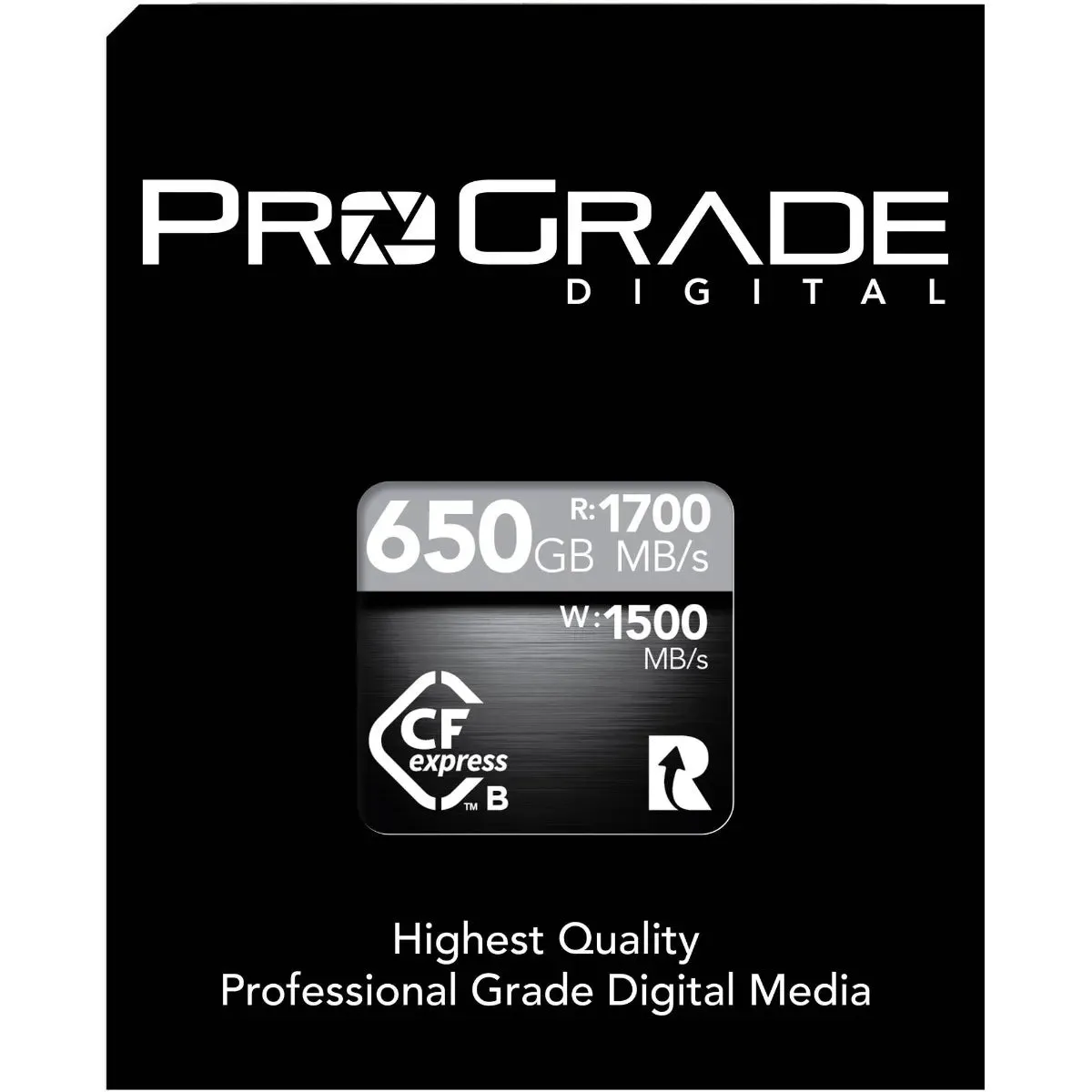 ProGrade Digital Cobalt 650GB CFexpress 2.0 Type B 1700MB/s Memory Card