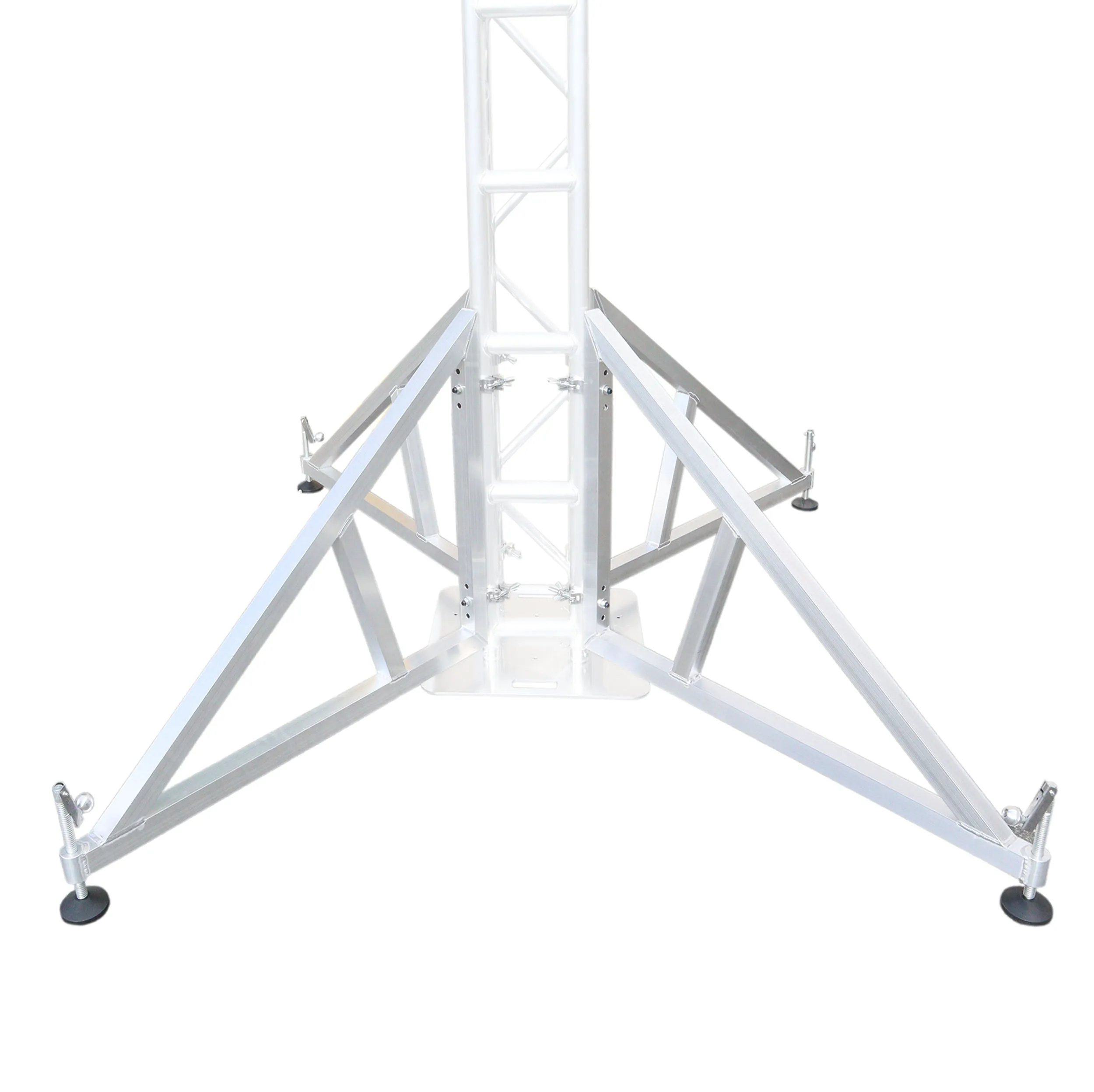 ProX X-AC463X2 Pair of Vertical Outrigger Leg Truss Stabilizers with 2 clamps for F34 and 12" Bolted Truss 2" Pipe Diameter