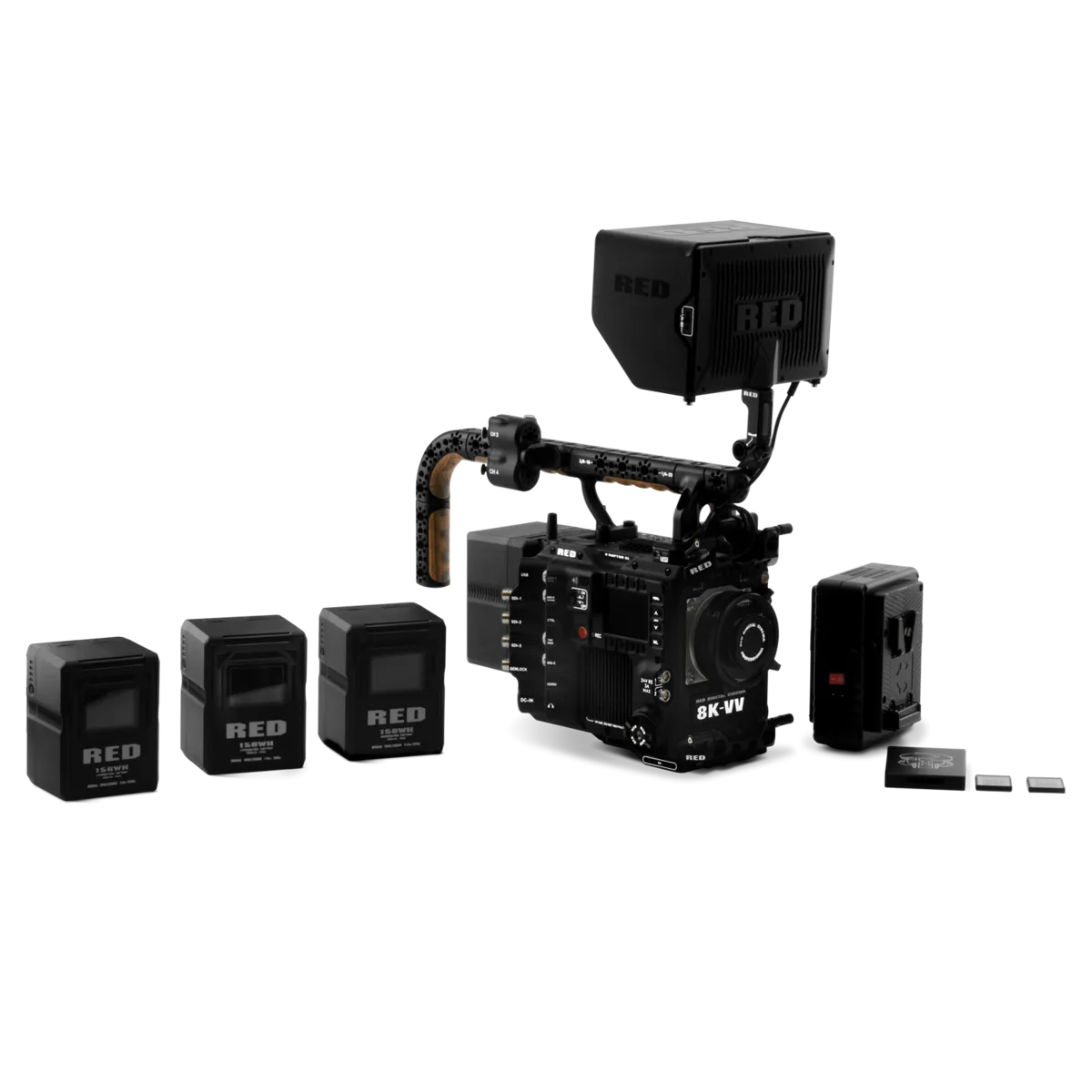 RED V-RAPTOR XL 8K VV Production Pack (Including Batteries) (V-Lock)