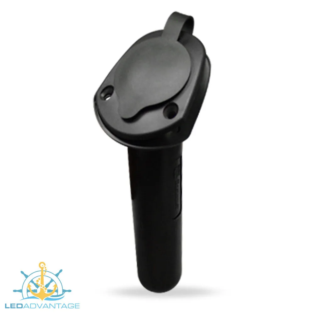 Rod Holder - Large Oval Head & Sealing Cap (Black)