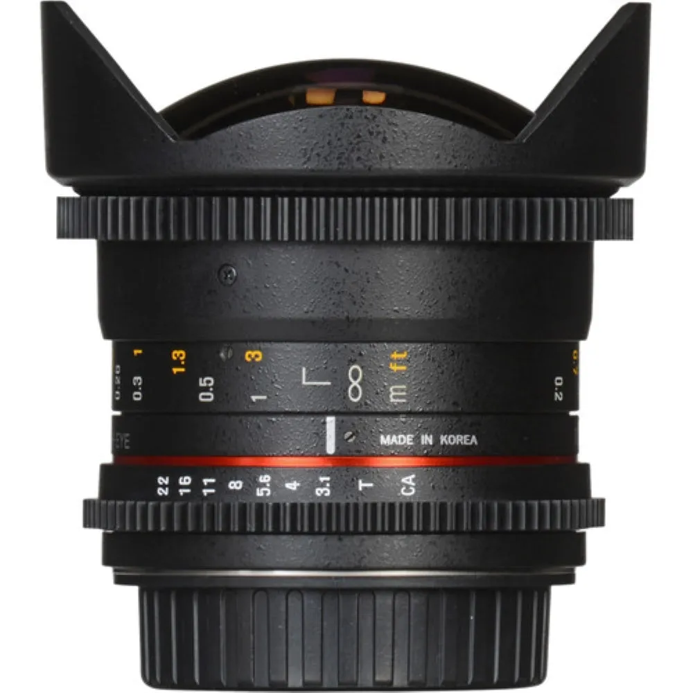 Rokinon 12mm T3.1 ED AS IF NCS UMC Cine DS Fisheye Lens for Sony E-Mount