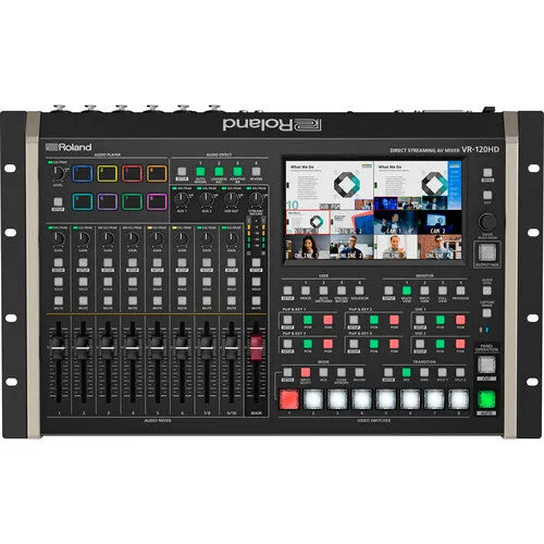 Roland VR-120HD Direct Streaming AV Mixer With Video Record And Playback