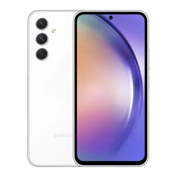 Samsung Galaxy A54 5G, 128GB Storage, 8GB RAM, Dual SIM, Awesome White, Unlocked Smartphone