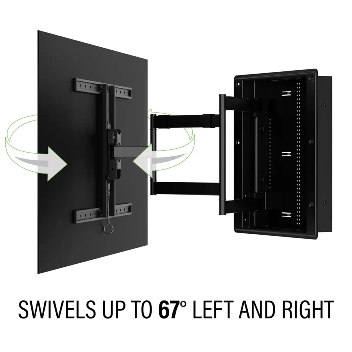 Sanus VIWLF128 Premium Large In-Wall Full Motion TV Mount for 42"-85" TVs