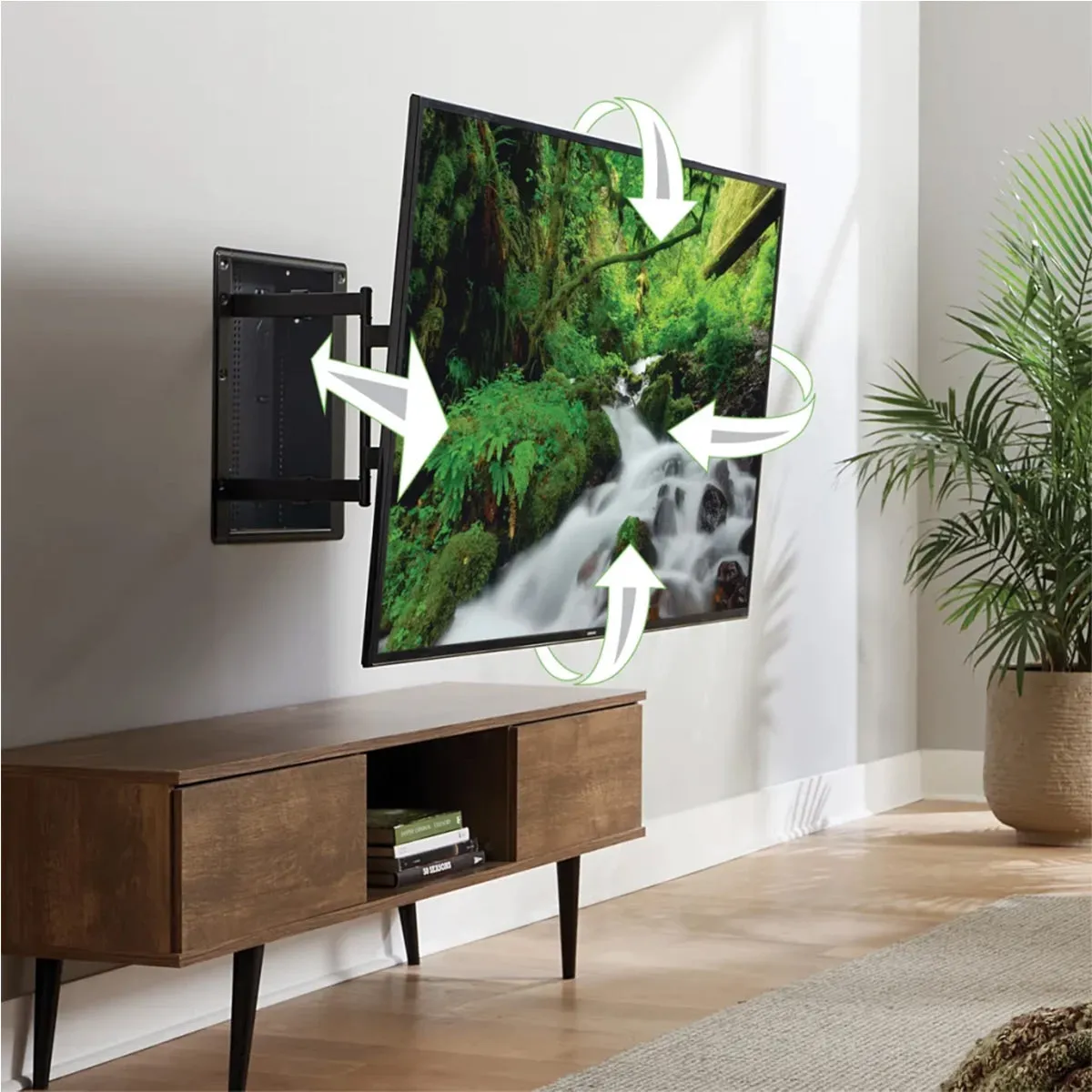 Sanus VIWLF128 Premium Large In-Wall Full Motion TV Mount for 42"-85" TVs