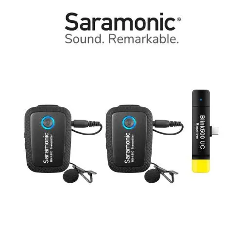 Saramonic Blink500 B6 (TX   TX   RXUC)Dual-Channel Wireless Microphone System-1Year Warranty