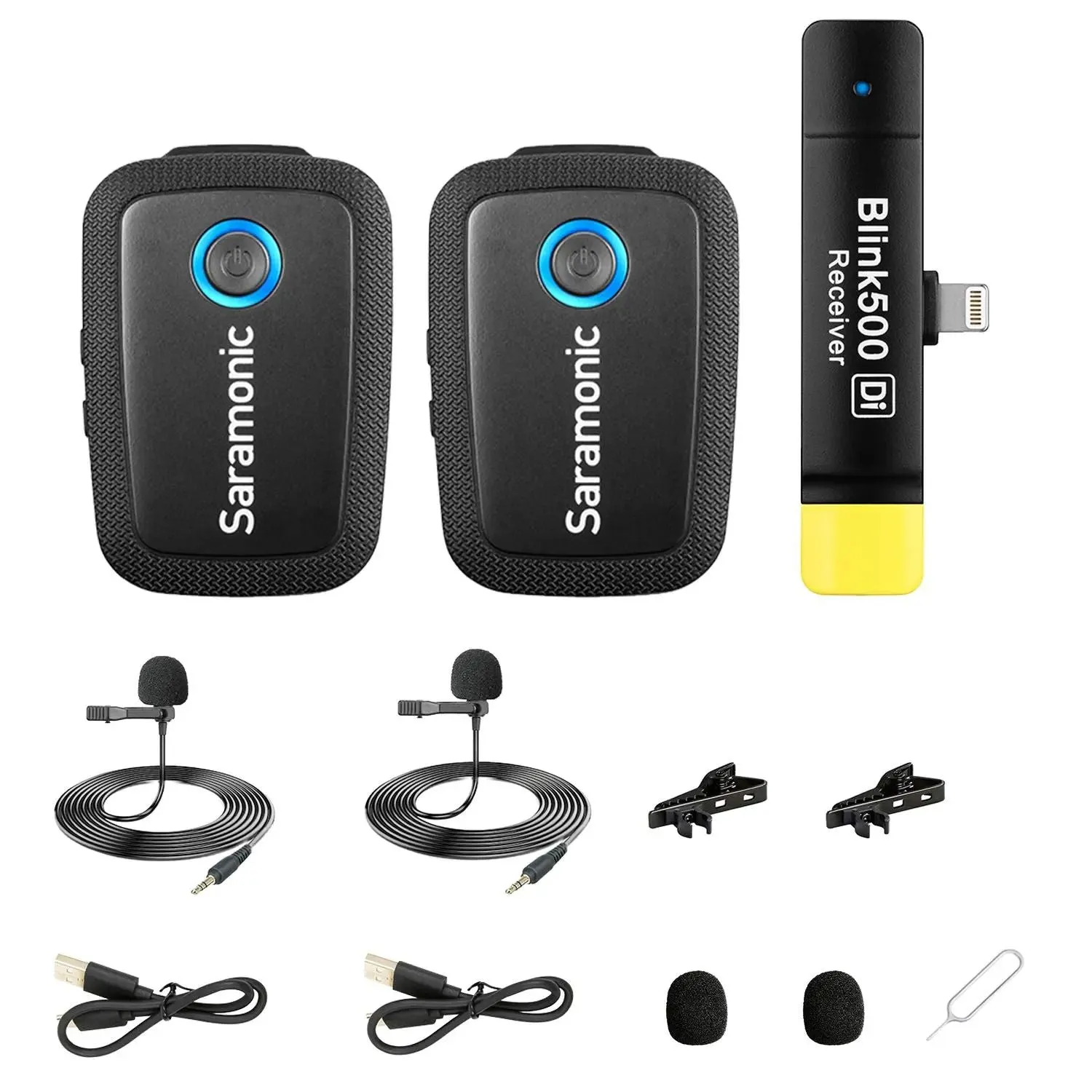Saramonic Blink500 B6 (TX   TX   RXUC)Dual-Channel Wireless Microphone System-1Year Warranty