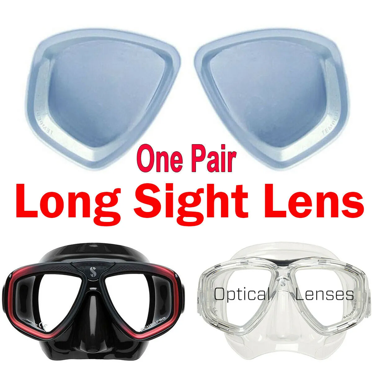 Scubapro Zoom Dive Mask Hyperopia Corrective Lens