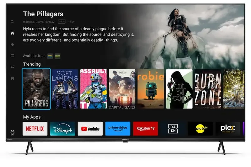 Sharp Aquos 4TC50GK4245KB 50" 4K UHD Frameless Smart TiVo TV