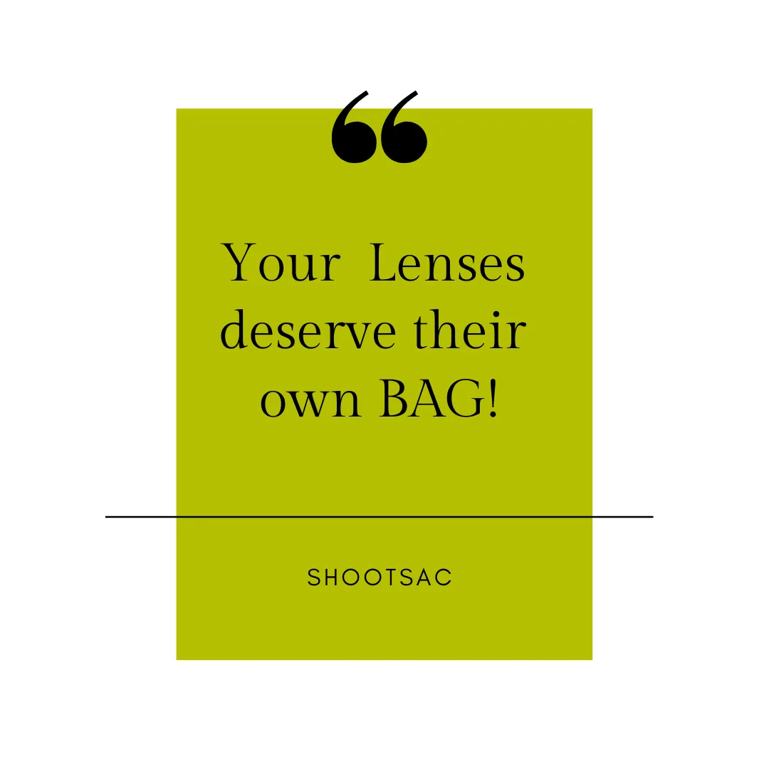 SHOOTSAC Lens Bag   Free Shoulder Pad Sale!
