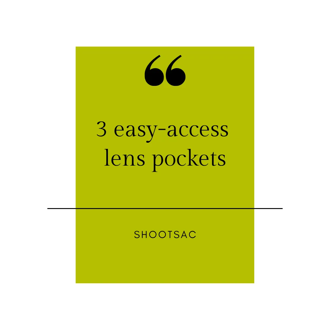 SHOOTSAC Lens Bag   Free Shoulder Pad Sale!