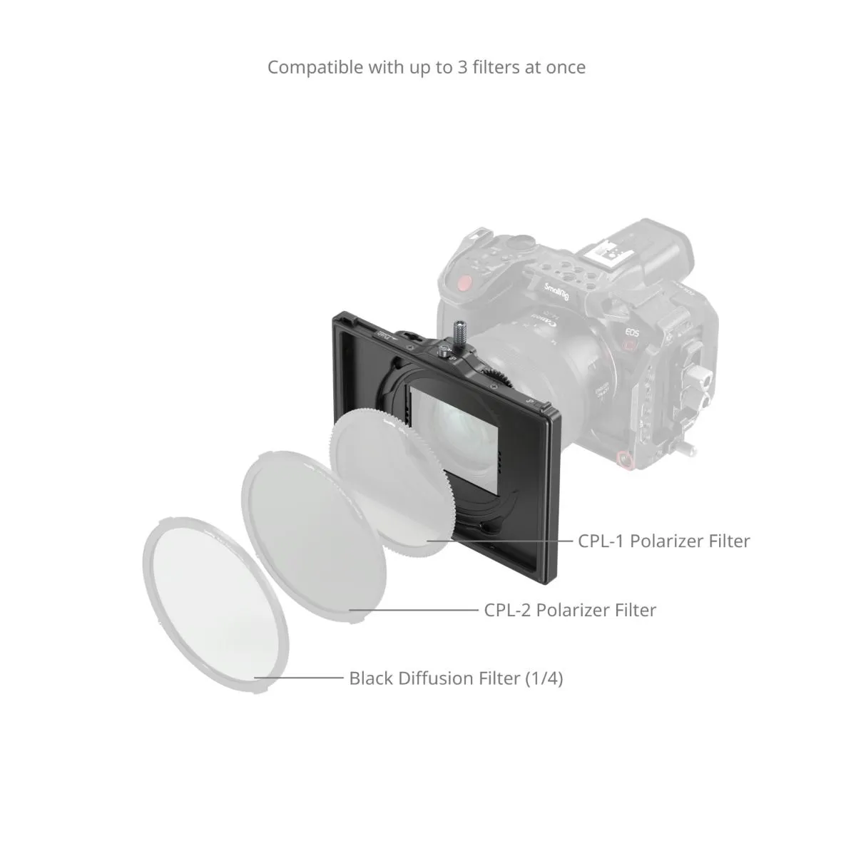 SmallRig LITE Matte Box with Adjustable Clamp 4409