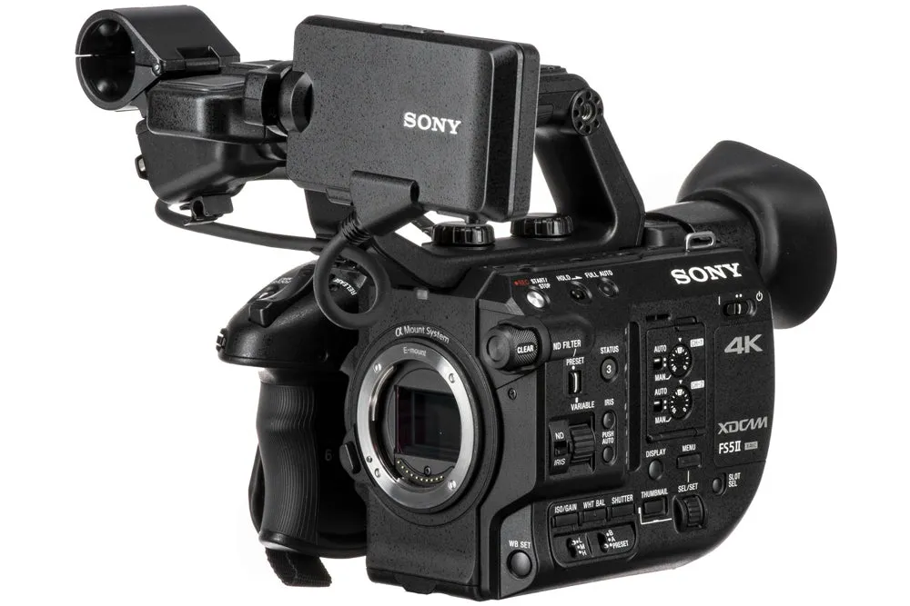 Sony PXW-FS5M2 4K XDCAM Super 35mm Compact Camcorder with 18-105mm Zoom Lens