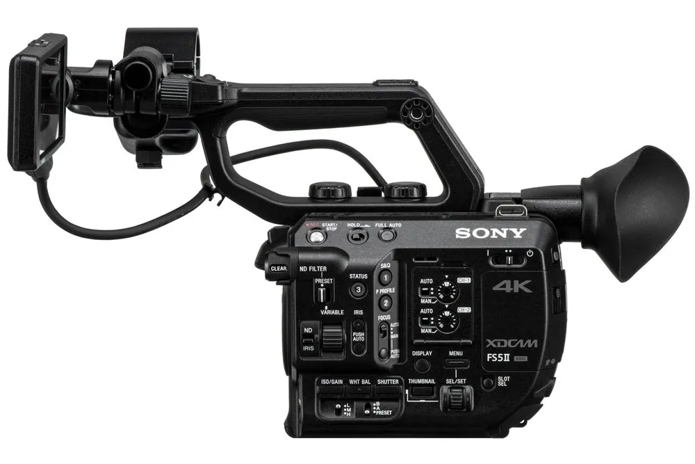 Sony PXW-FS5M2 4K XDCAM Super 35mm Compact Camcorder with 18-105mm Zoom Lens