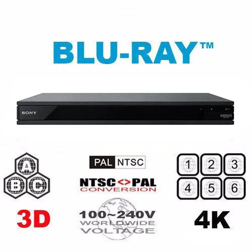 Sony UBP-X800M2: Ultra HD 4K Region Free Blu-Ray Player- Built-in WiFi & 3D Support