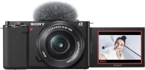 Sony ZV-E10 Mirrorless Camera Kit with 16-50mm Lens