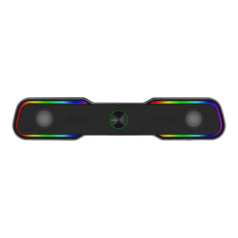 T-Dagger T-Tgs600 2 X 3W|3.5Mm|Usb|Rgb Soundbar - Black