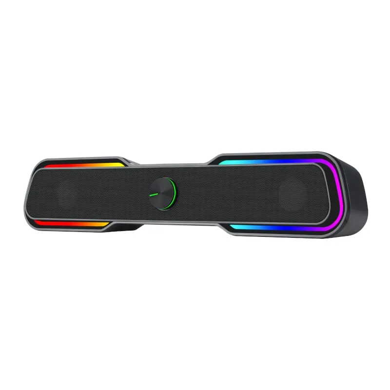 T-Dagger T-Tgs600 2 X 3W|3.5Mm|Usb|Rgb Soundbar - Black