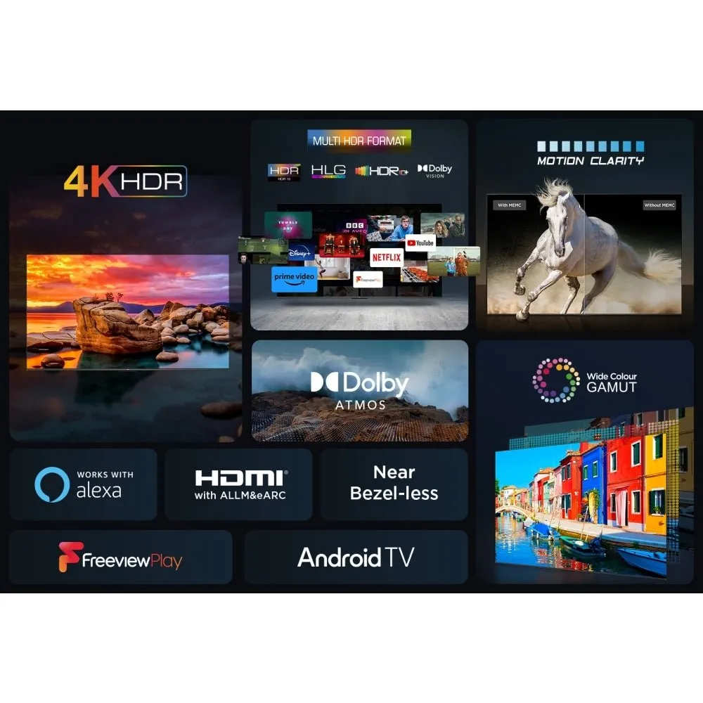 TCL 55P755K 55" LED 4K Ultra HD Smart Television