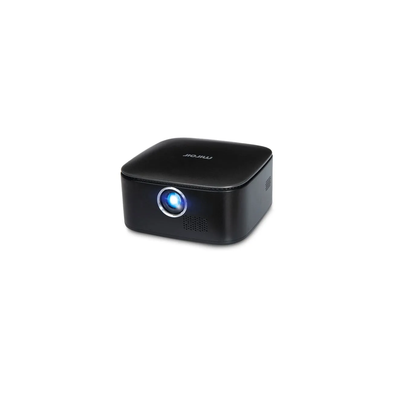 The Miroir M75 is a pocket-sized projector with built-in HDMI perfect for watching videos, sharing photos, movie nights, and outdoor events