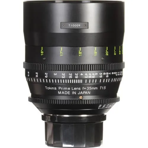 Tokina 35mm T1.5 Cinema Vista Prime Lens for PL Mount