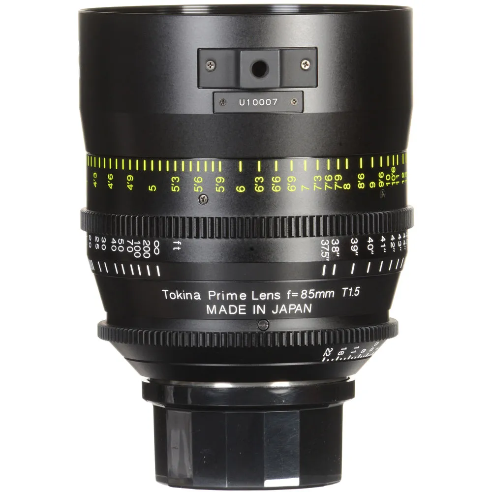 Tokina Vista-P 85mm T1.5 Cinema Lens (PL Mount)