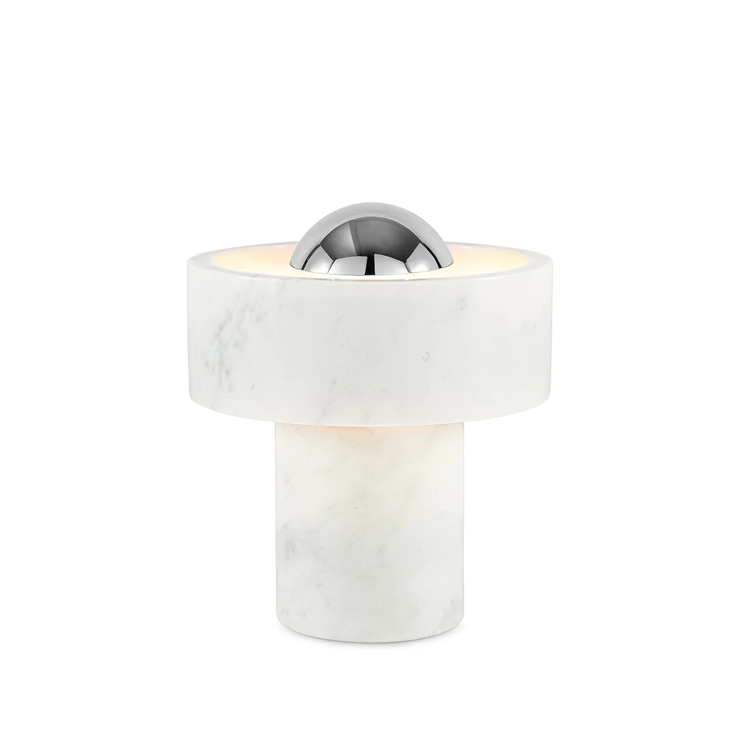 tom dixon | stone portable lamp | silver