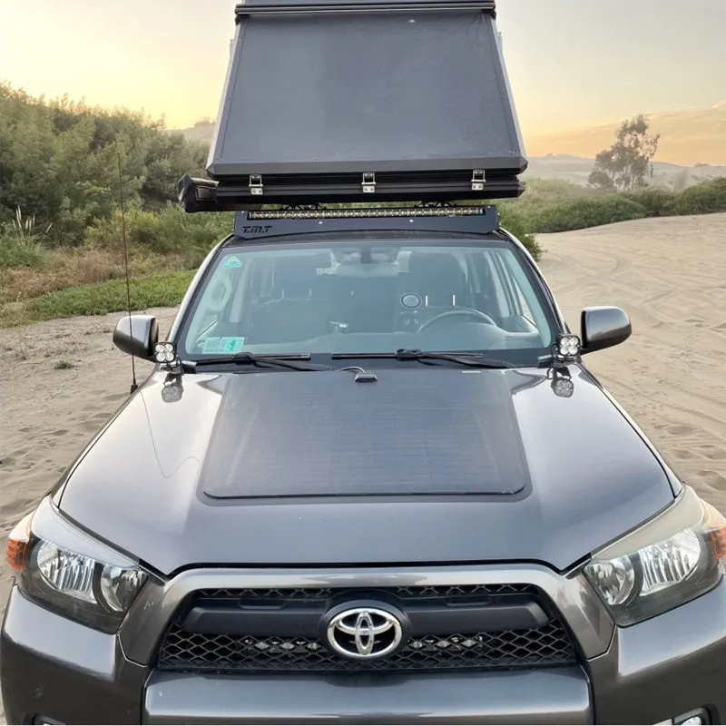 Toyota 4Runner 4th&5th Gen (2003-2024) Lensun 100W Hood Flexible Solar Panel