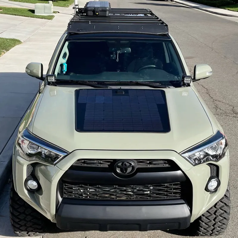 Toyota 4Runner 4th&5th Gen (2003-2024) Lensun 100W Hood Flexible Solar Panel