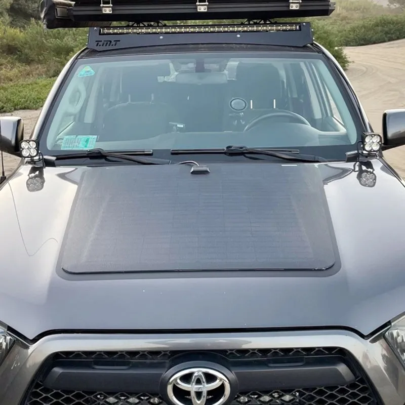Toyota 4Runner 4th&5th Gen (2003-2024) Lensun 100W Hood Flexible Solar Panel