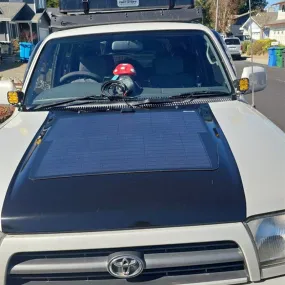 Toyota Hilux 5th Gen (1988-1997) Lensun 85W Bonnet Flexible Solar Panel