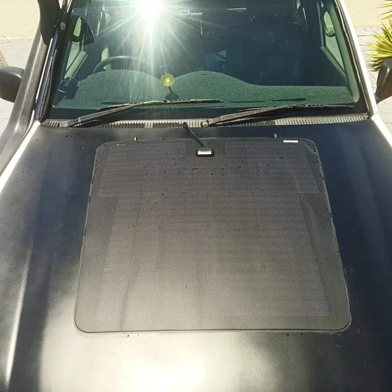 Toyota Land Cruiser 100 Series J100 Lensun 100W Hood/Bonnet Flexible Solar Panel
