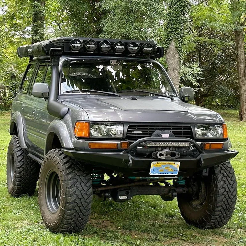 Toyota Land Cruiser 80Series J80 Lensun 90W Hood Flexible Solar Panel